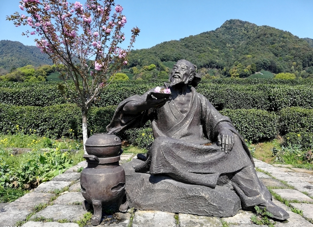 饮茶雕塑~滴香寻源~寻茶文化