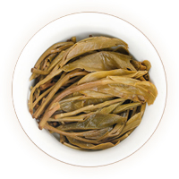 滴香寻源,寻绿茶,坝卡囡 普洱茶叶底