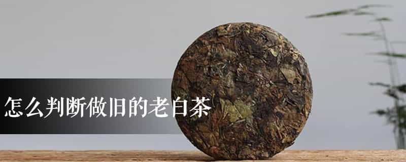 怎么判断做旧的老白茶