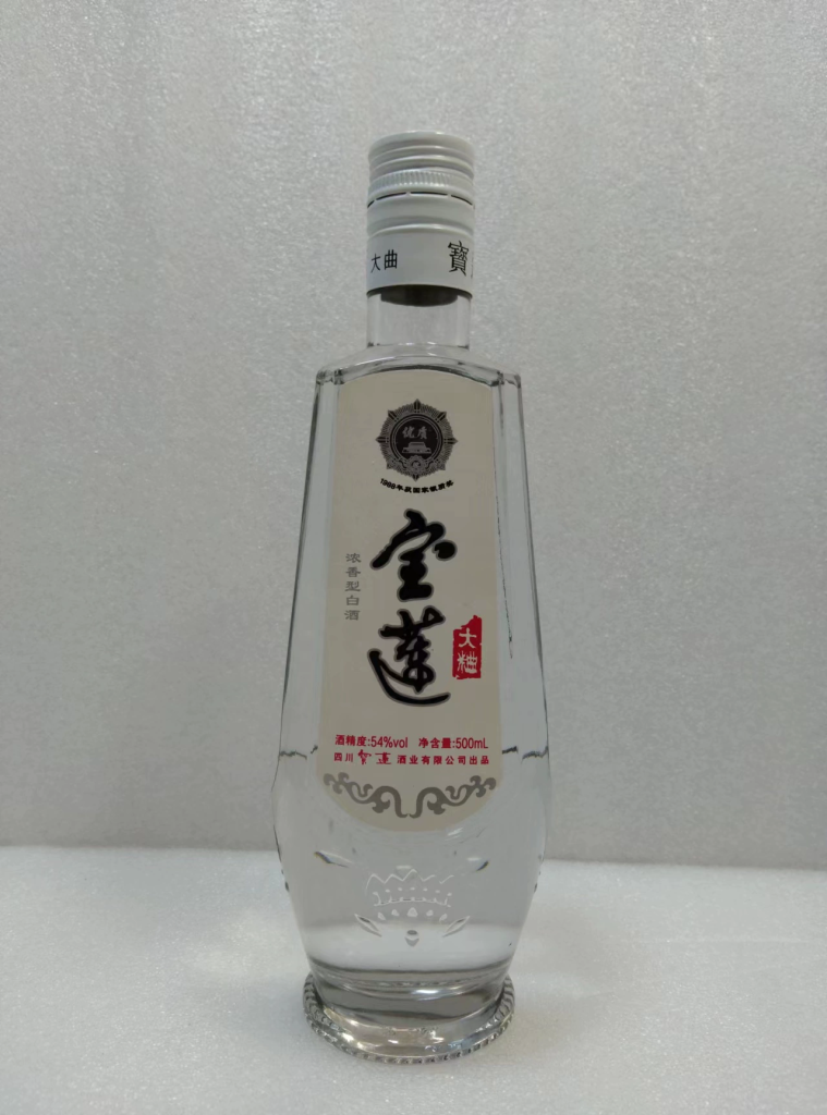 四川宝莲大曲酒 54度浓香型白酒 高度酒 粮食高粱酒 500ml*6瓶礼盒装