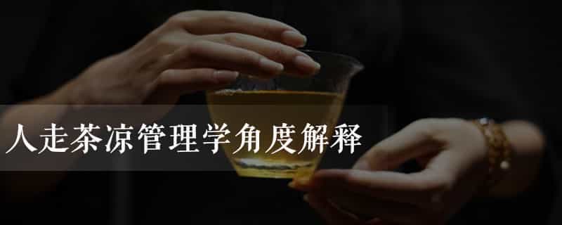 人走茶凉管理学角度解释