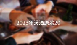 2023年汾酒原浆20「汾酒原浆20」