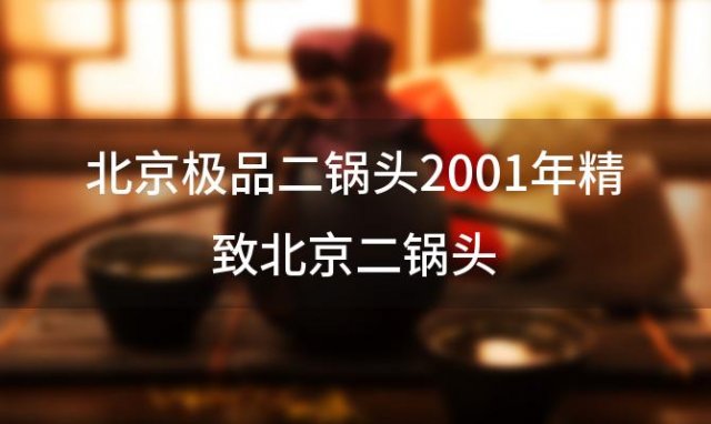 北京极品二锅头2001年精致北京二锅头