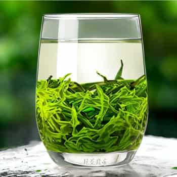 优雅随行，品质优选  绿茶玻璃杯营销口号